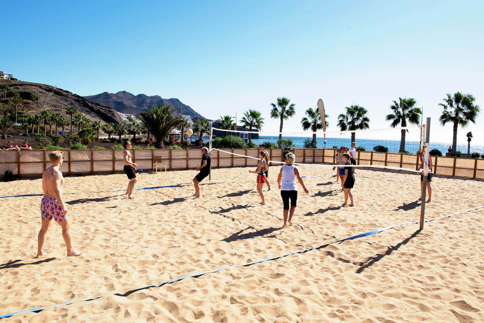Beach Volleyball Court Playitas Resort Sport Hotel Fuerteventura 