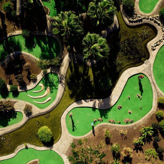 Mini gold course