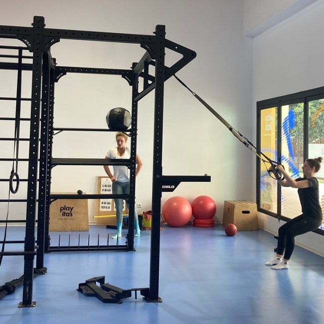 the gym